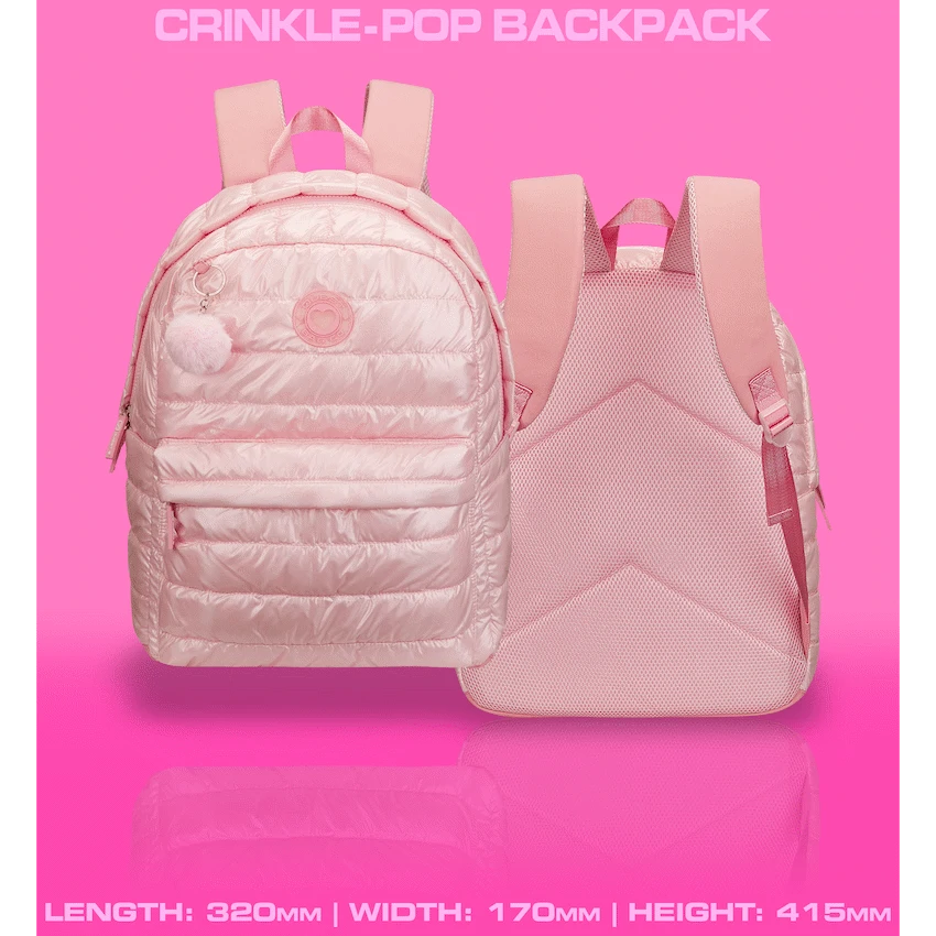 Quest Crinkle-Pop Backpack Pink - Pink