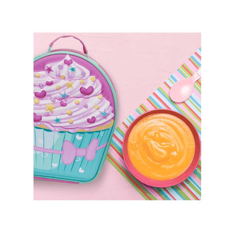 Quest Cupcake 3D EVA Lunch Bag - Pink - Pink