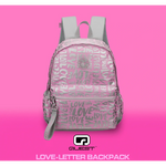 Quest Love-letter Backpack Pink - Pink