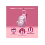 Quest Mirror-Glitz Trolley Backpack - Pink - Pink