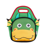 Quest Neoprene Sea Monster Lunch Bag - Green / Yellow