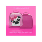 Quest Pug 3D EVA Lunch Bag - Pink - Pink