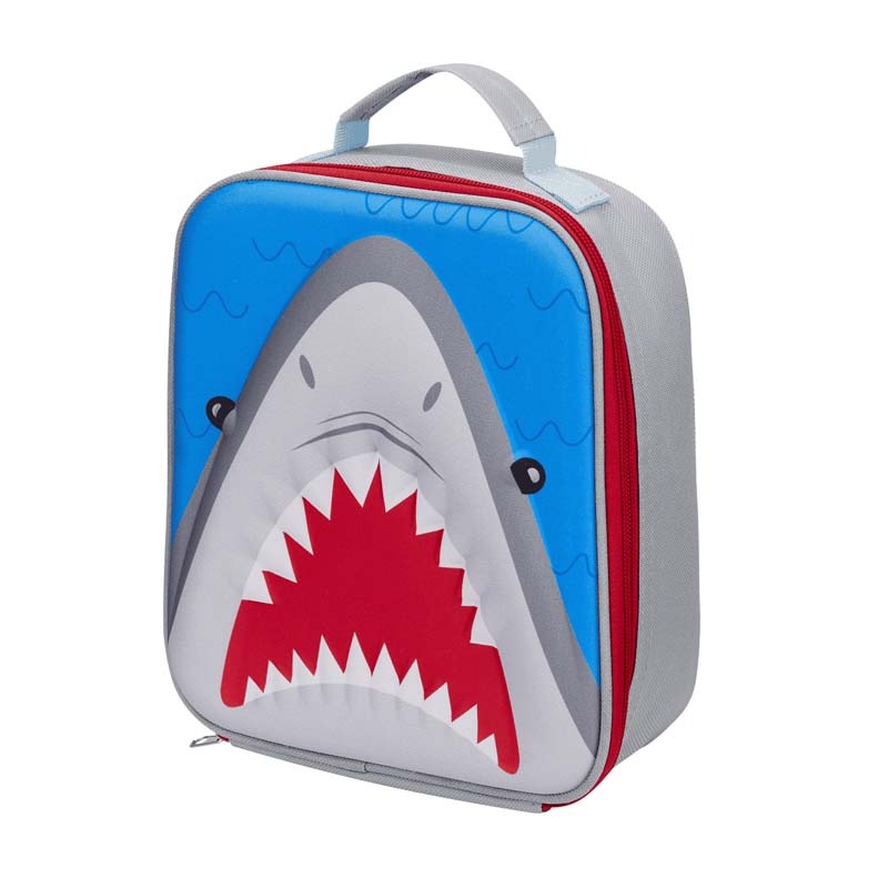 Quest Shark 3D EVA Lunch Bag - Grey - Grey