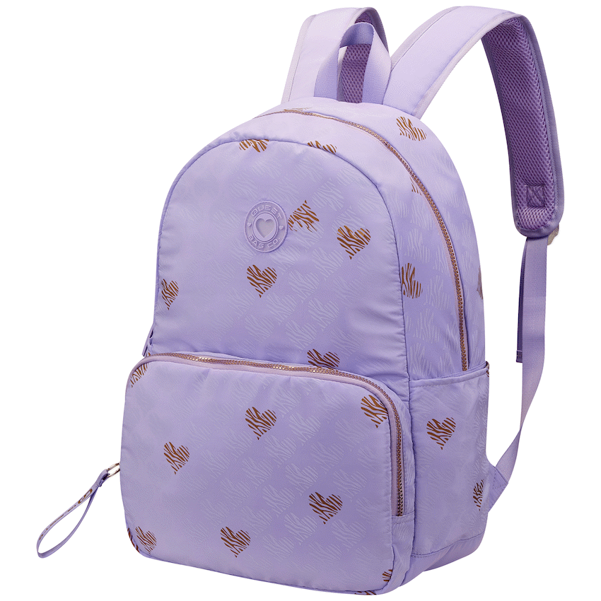 Quest Silky Heart Backpack Lilac - Purple