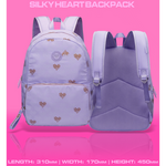 Quest Silky Heart Backpack Lilac - Purple
