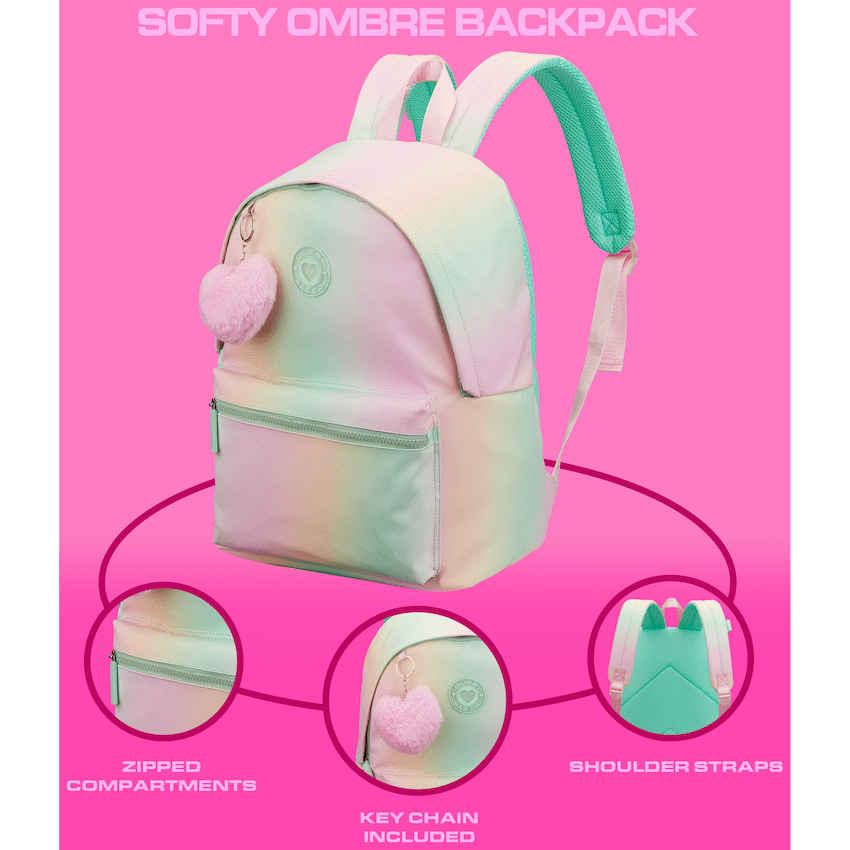 Quest Softy Ombre Backpack Pink - Pink