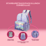 Quest Starburst Backpack & Lunch Combo Lilac - Purple