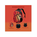 Quest Swoosh Backpack - Black - Orange / Black