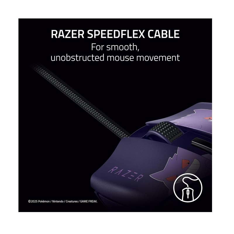 Razer Cobra Wired Gaming Mouse Pokémon Gengar Edition - Purple