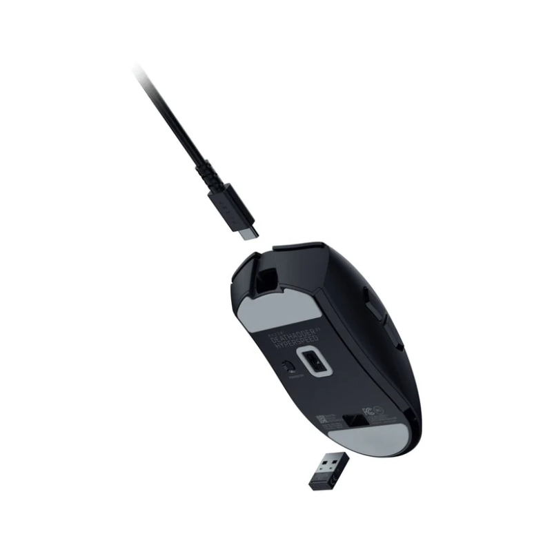 Razer DeathAdder V3 HyperSpeed Wireless Gaming Mouse - Black - Black