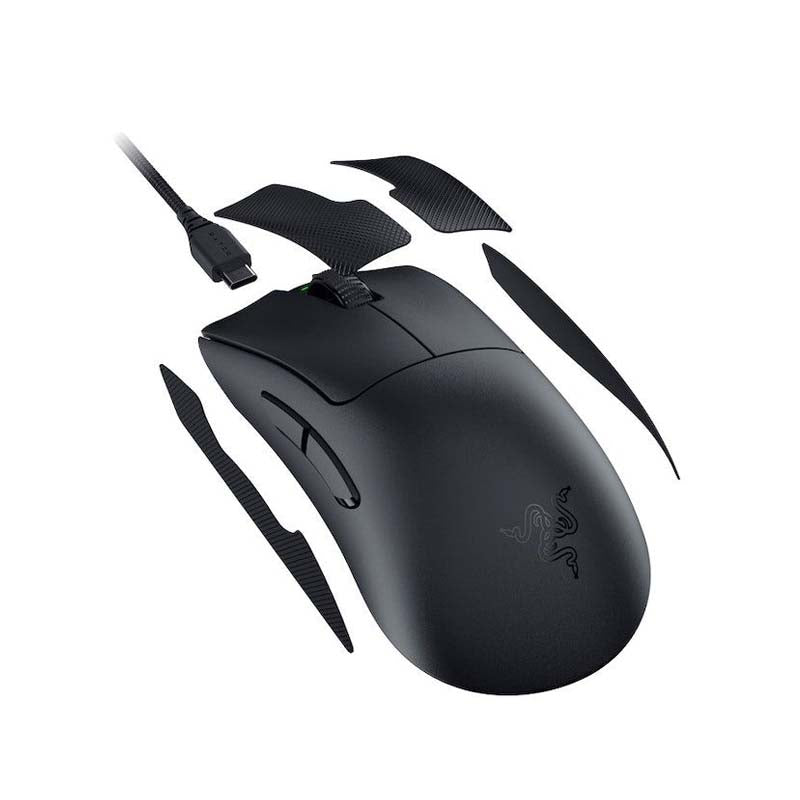 Razer DeathAdder V3 Pro Wireless Gaming Mouse - Black - Black