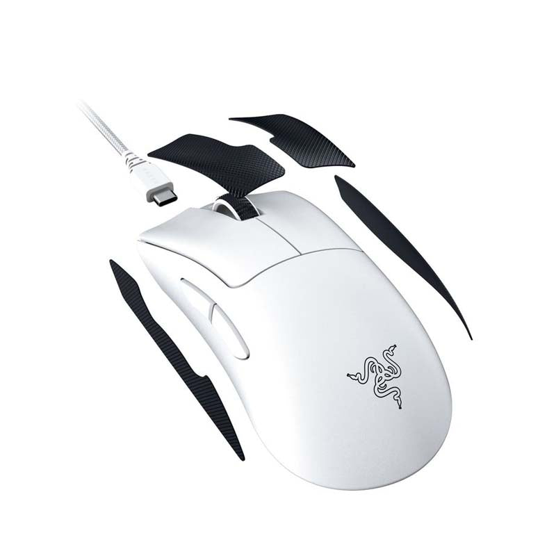 Razer DeathAdder V3 Pro Wireless Gaming Mouse - White - White