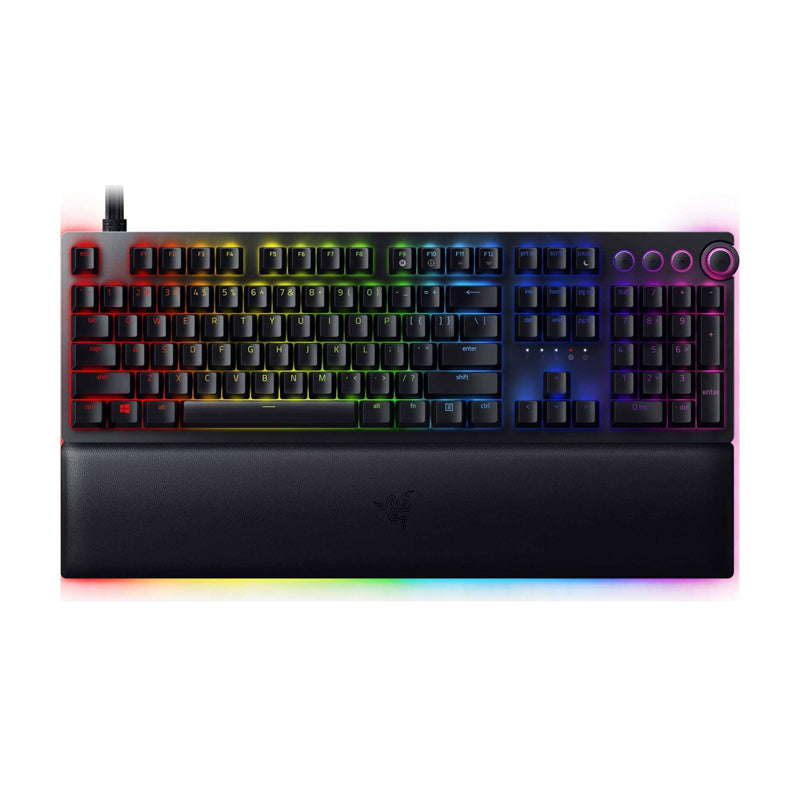 Razer Huntsman V2 Analog RGB Gaming Keyboard US Layout - Black - Black