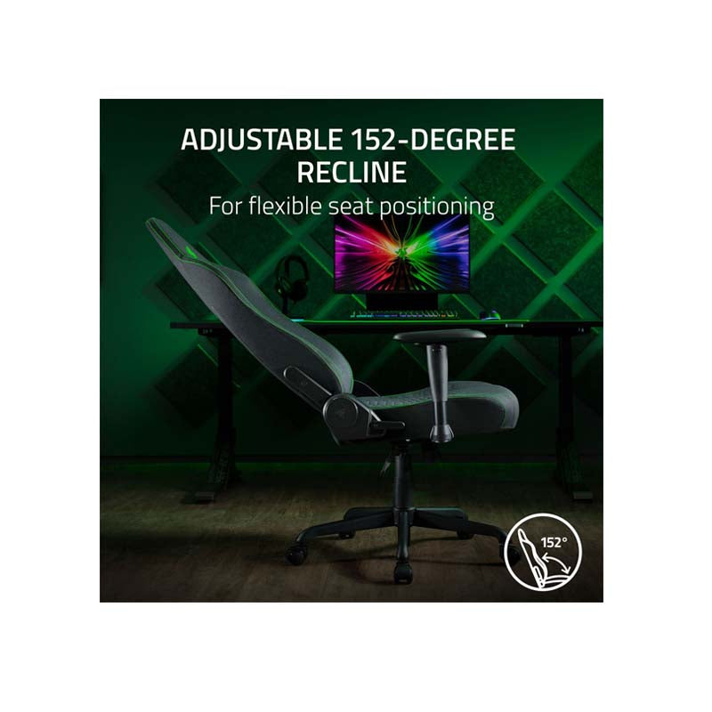 Razer Iskur V2 X - Gaming Chair Black Fabric - Black