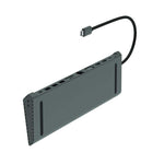 RCT SD-13 USB-C 13-in-1 Docking Station HDMI DP VGA LAN PD - Black