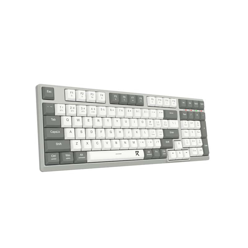 Redragon BK-7111 Scissors Mechanism Slim Full-Size Wireless Keyboard - Grey