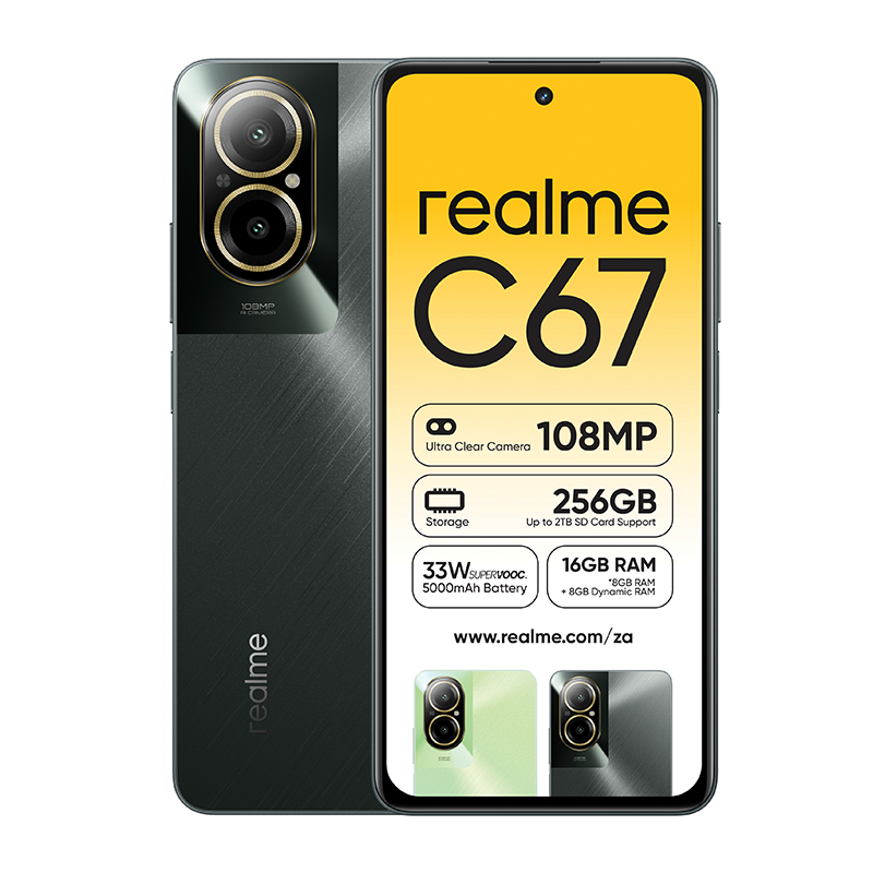 Realme C67 4G Dual Sim 256GB - Black - Black