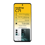 Realme C71 4G Dual Sim 128GB - White Swan - White