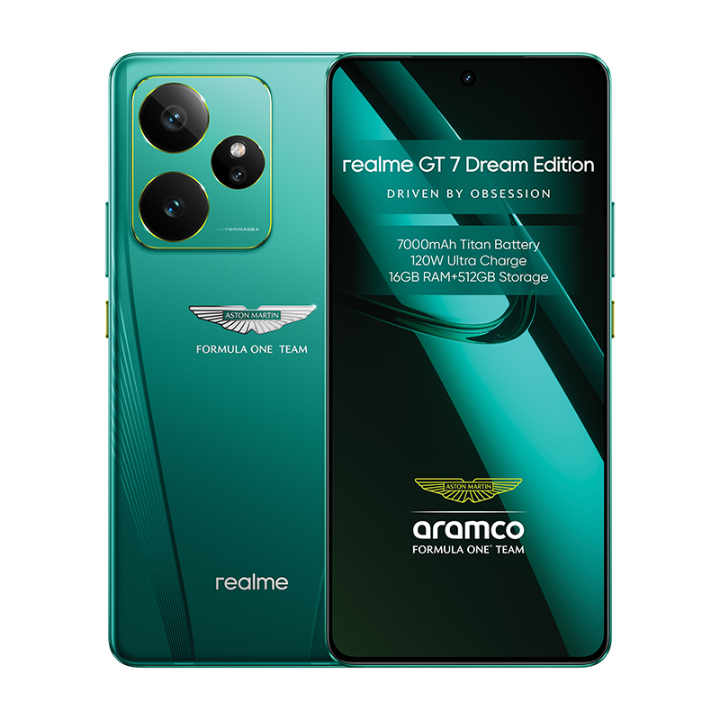 Realme GT7 Dream Edition 5G Dual Sim 512GB - Green - Green