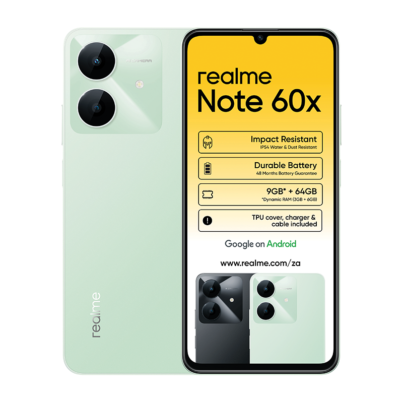 REALME NOTE 60X GREEN 64GB 4G DS - Green