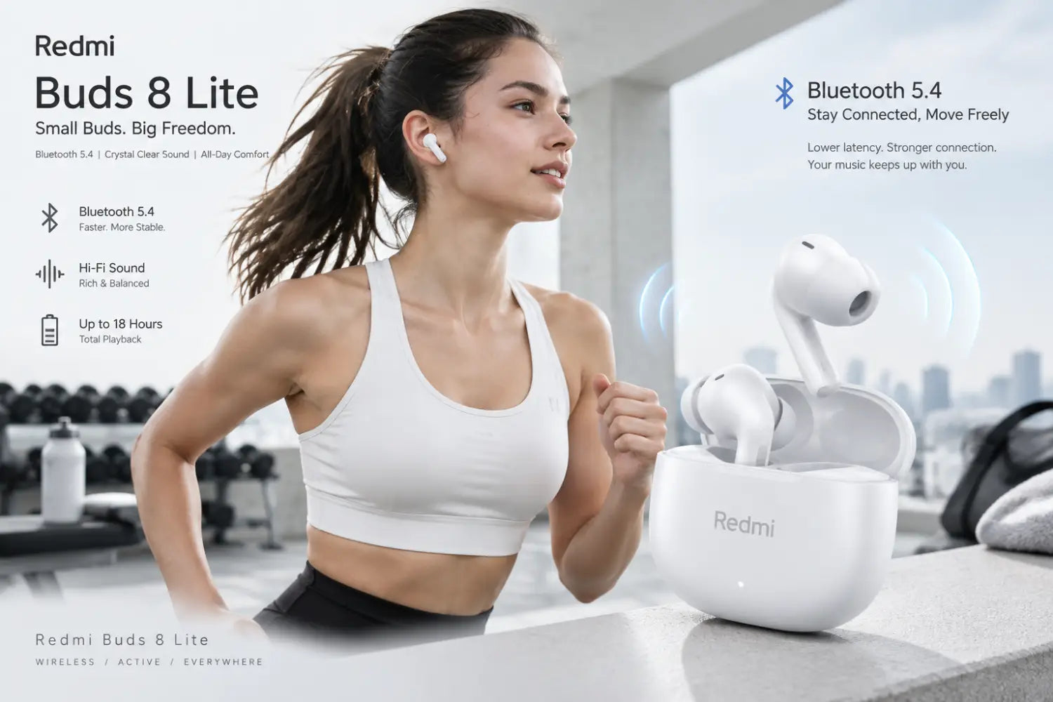 Redmi Buds 8 Lite - White