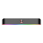Redragon 2.0 Sound Bar Adiemus RGB Gaming Speaker - Black - Black