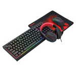 Redragon 4-in-1 Keyboard | Mouse | Mousepad | RGB Headset Gaming Combo - Black