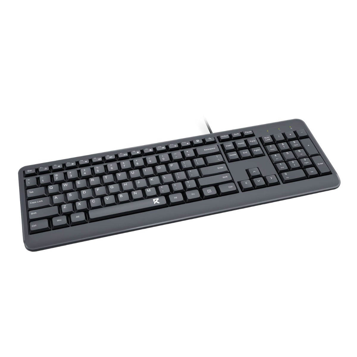 Redragon BK-7092 Full-sized Wired USB Office Keyboard - Black