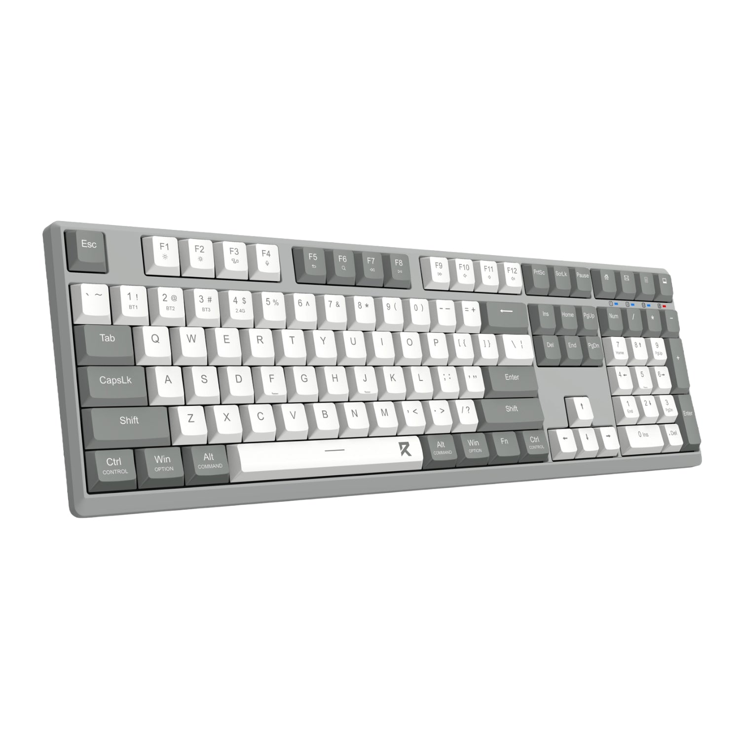 Redragon BK-7485 Wireless Office Keyboard - Grey - Grey