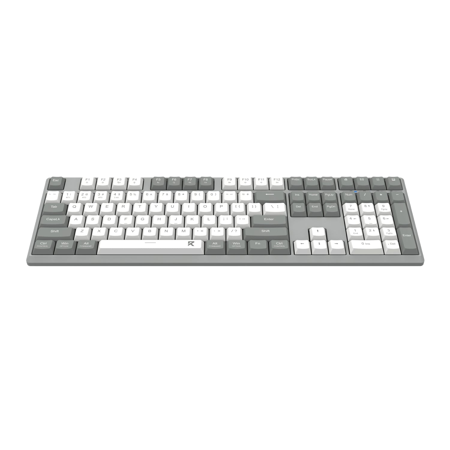 Redragon BK-7485 Wireless Office Keyboard - Grey - Grey