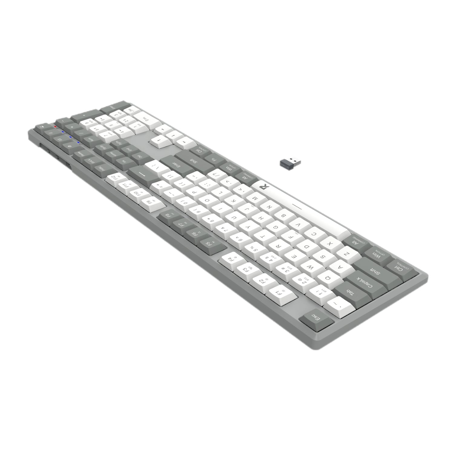 Redragon BK-7485 Wireless Office Keyboard - Grey - Grey