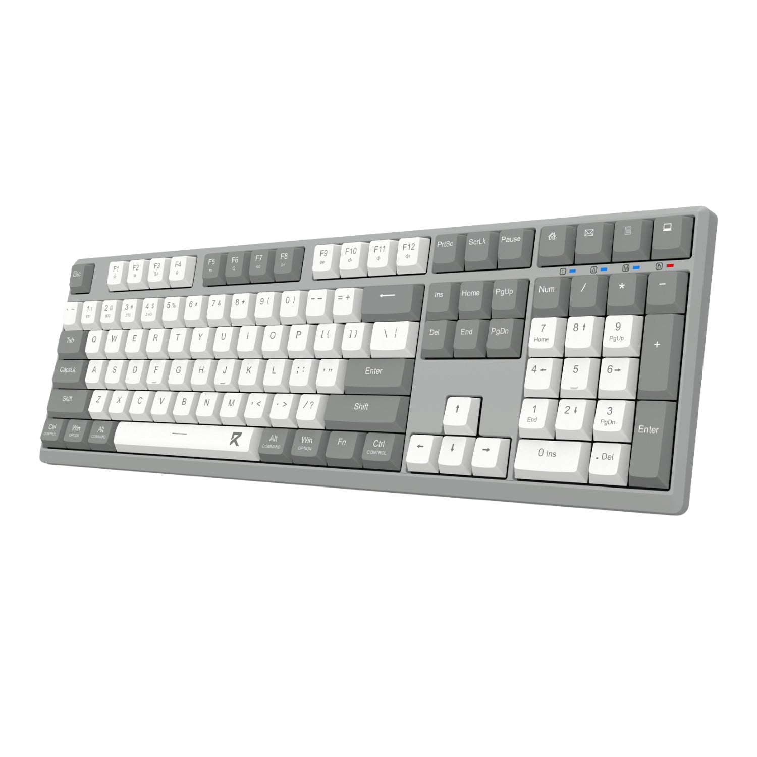 Redragon BK-7485 Wireless Office Keyboard - Grey - Grey
