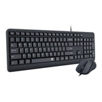 Redragon BS-7092 Wired Office Keyboard & Mouse Combo - Black