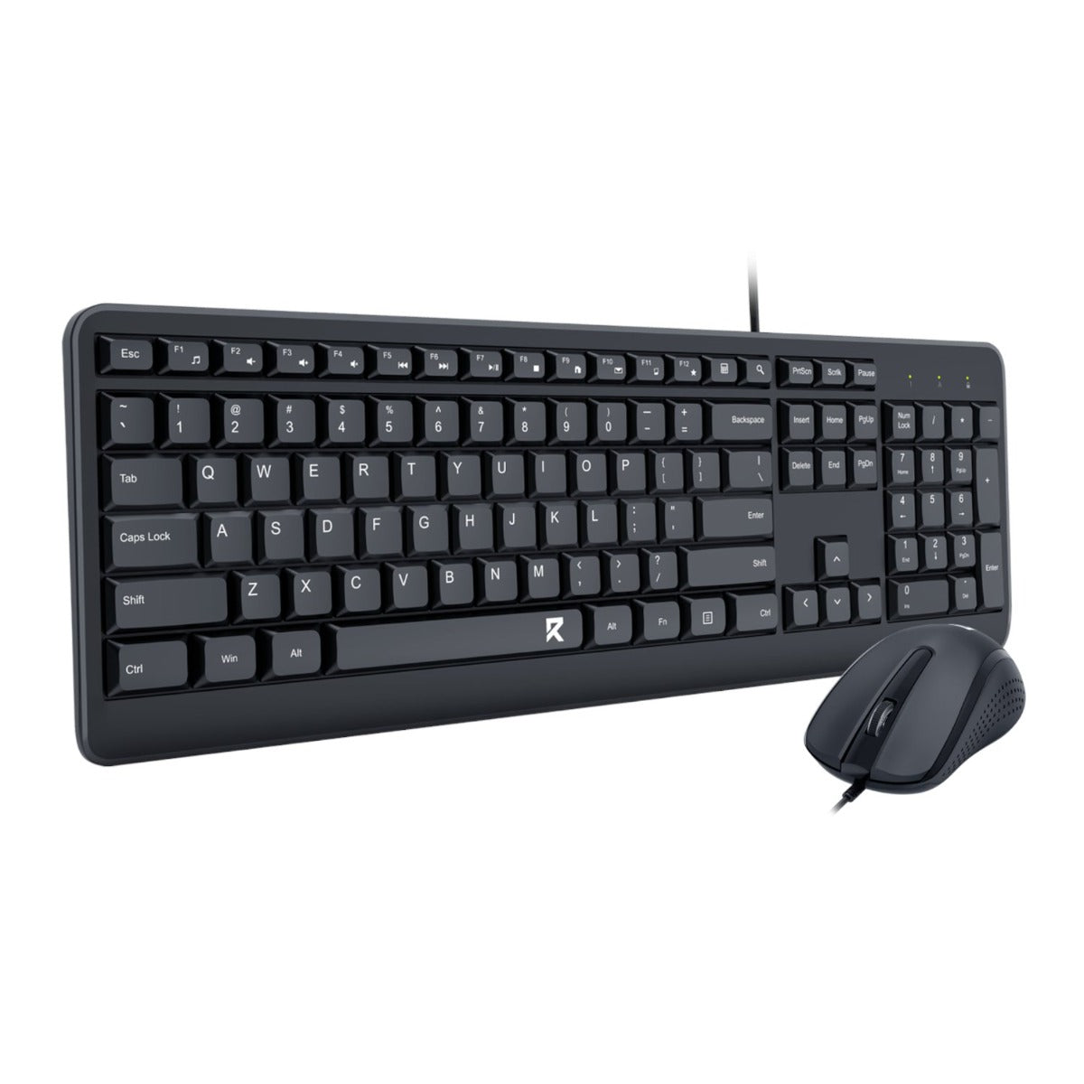 Redragon BS-7092 Wired Office Keyboard & Mouse Combo - Black