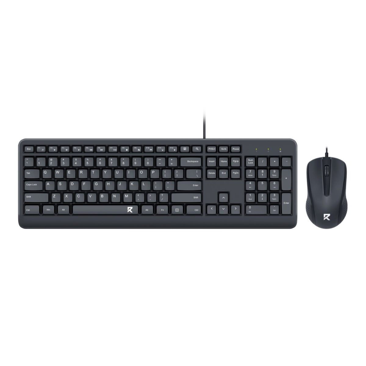 Redragon BS-7092 Wired Office Keyboard & Mouse Combo - Black