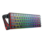 Redragon FIZZ Magnetic+ Wired 60% Gaming Keyboard - Grey/Black - Gaming Keyboard