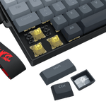 Redragon FIZZ Magnetic+ Wired 60% Gaming Keyboard - Grey/Black - Gaming Keyboard