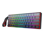 Redragon FIZZ Magnetic+ Wired 60% Gaming Keyboard - Grey/Black - Gaming Keyboard