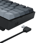 Redragon FIZZ Magnetic+ Wired 60% Gaming Keyboard - Grey/Black - Gaming Keyboard