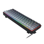 Redragon FIZZ Magnetic+ Wired 60% Gaming Keyboard - Grey/Black - Gaming Keyboard