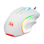 Redragon Griffin 7200Dpi Wired Gaming Mouse - White - White