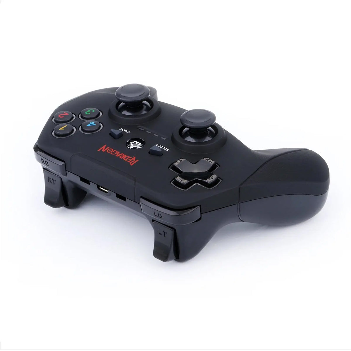 Redragon Harrow Wireless X/D-input (Digital/Analog) PC Controller - Black - Black