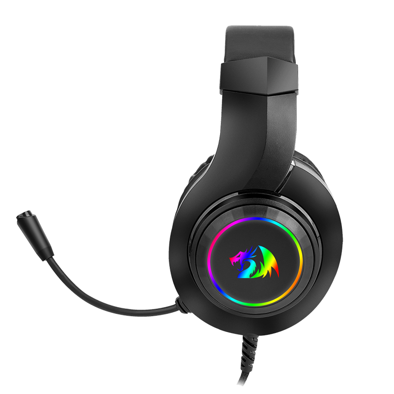 Redragon HYLAS Over Ear Wired Gaming Headset RGB - Black - Black