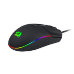 Redragon Invader 10000Dpi Wired Gaming Mouse - Black - Black