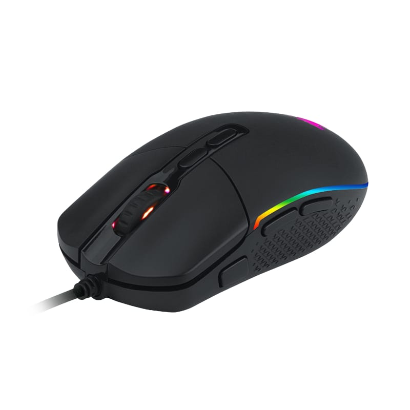 Redragon Invader 10000Dpi Wired Gaming Mouse - Black - Black