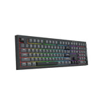 Redragon K518 Crux Full-Sized RGB Membrane Keyboard - Black - Black