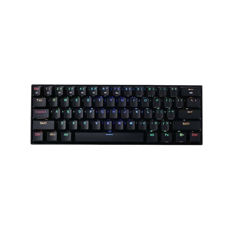 Redragon K530 Draconic PRO 60% Compact RGB Wireless Mechanical Keyboard - Black - Black