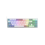 Redragon K628 Pollux 75% RGB Mechanical Keyboard - White / Grey - White/Grey
