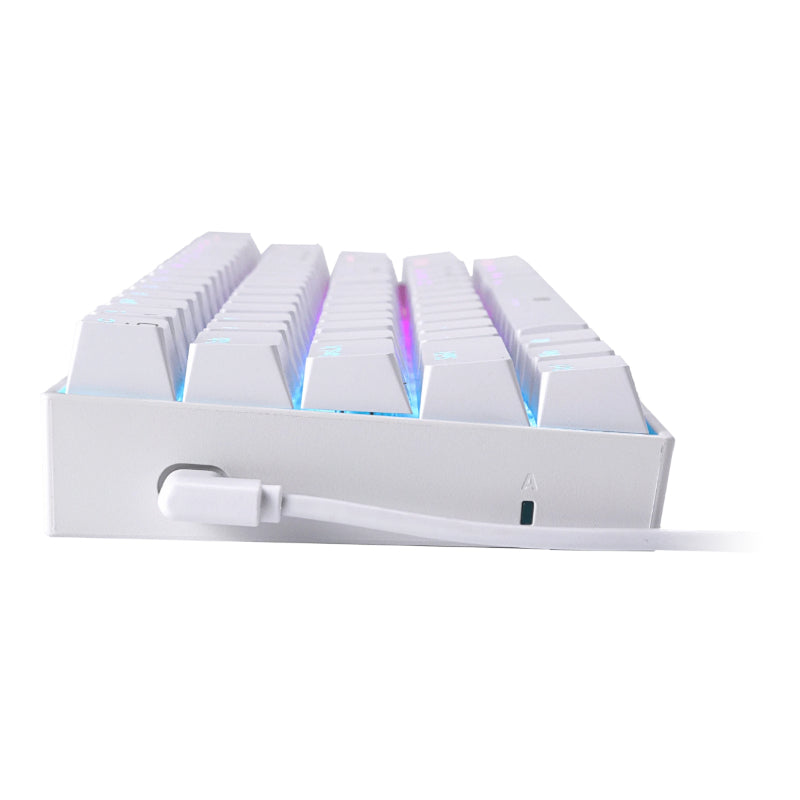 Redragon K630 Dragonborn RGB Wired Mechanical Gaming Keyboard - White - White
