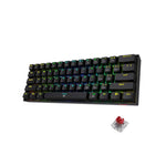 Redragon K630 Wired RBG Mechanical Keyboard - Black - Black